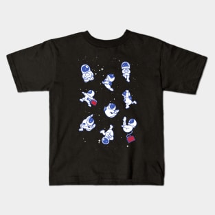 Astronaut Yoga Kids T-Shirt